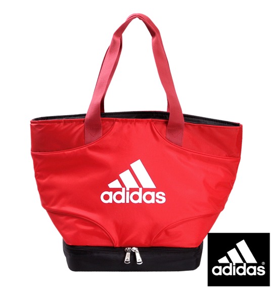 adidas クーラートートバッグ レッド
