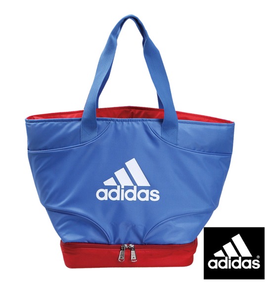 adidas クーラートートバッグ ブルー