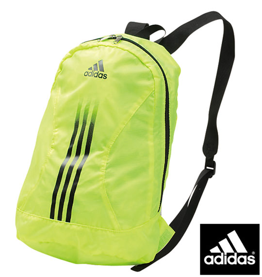 adidas ポケッタブルナップバッグ イエロー