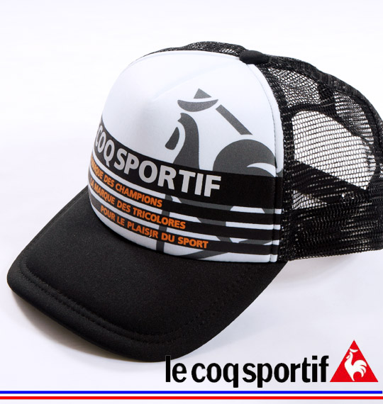 LE COQ SPORTIF メッシュキャップ ブラック