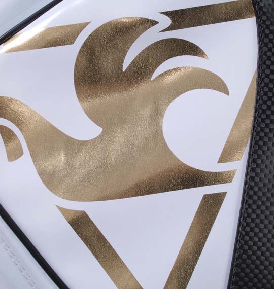 LE COQ SPORTIF コンビネーションエナメルバッグ ホワイト