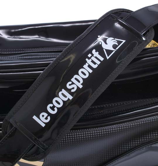 LE COQ SPORTIF コンビネーションエナメルバッグ ブラック