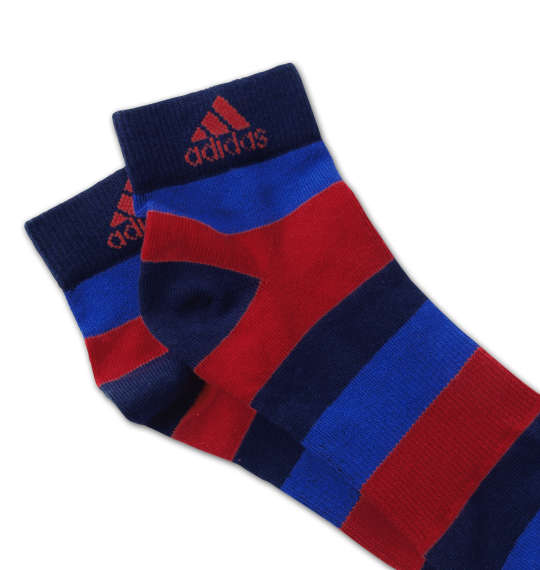 adidas グラフィック3Pショートソックス 3色ミックス
