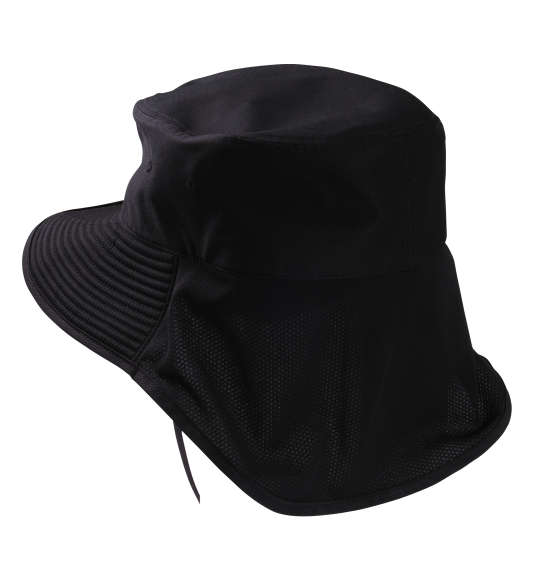 adidas エステルピケネックガードハット ブラック