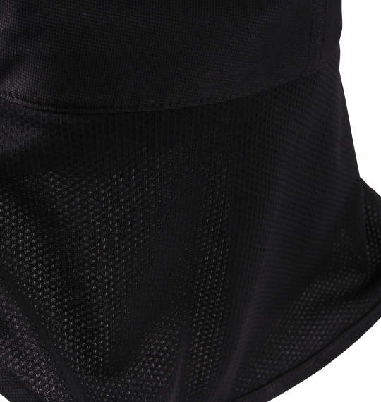 adidas エステルピケネックガードハット ブラック