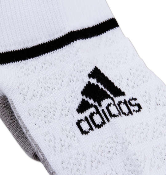 adidas CLIMAメッシュ3Pショートソックス ホワイト