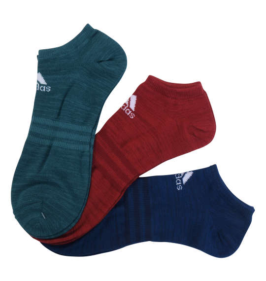 adidas アーバン3Pアンクルソックス 3色ミックス