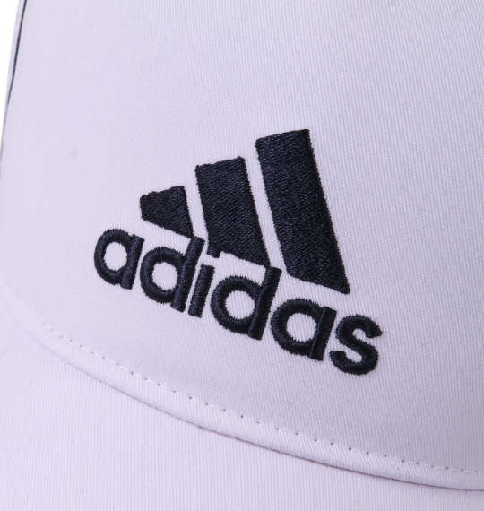 adidas ツイル×ライトメッシュコンビキャップ ホワイト