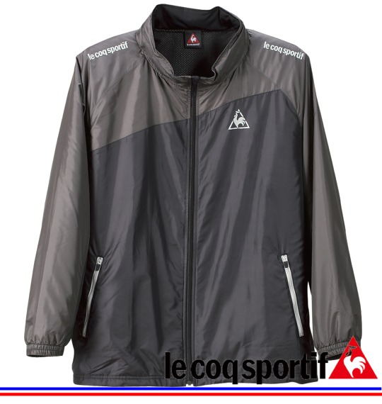 LE COQ SPORTIF ウインドジャケット ブラック×グレー