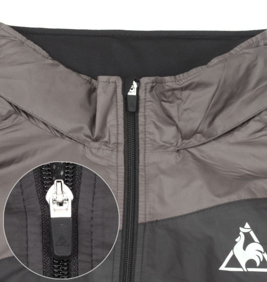 LE COQ SPORTIF ウインドジャケット ブラック×グレー