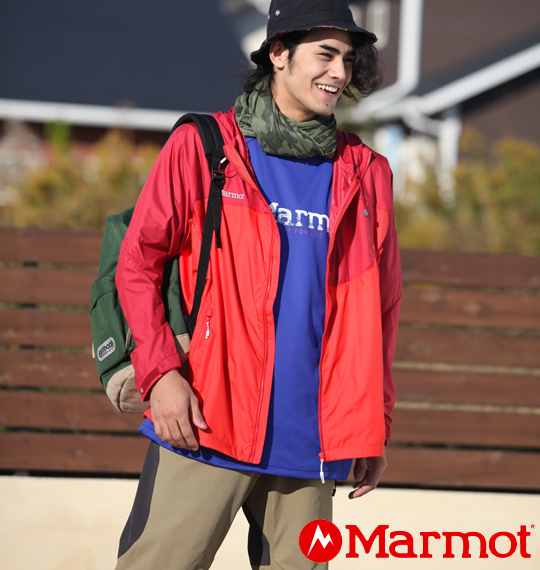Marmot ウインドライトジャケット ストロングオレンジ