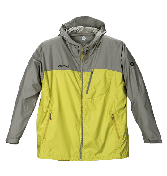 Marmot ウインドライトジャケット イエロー