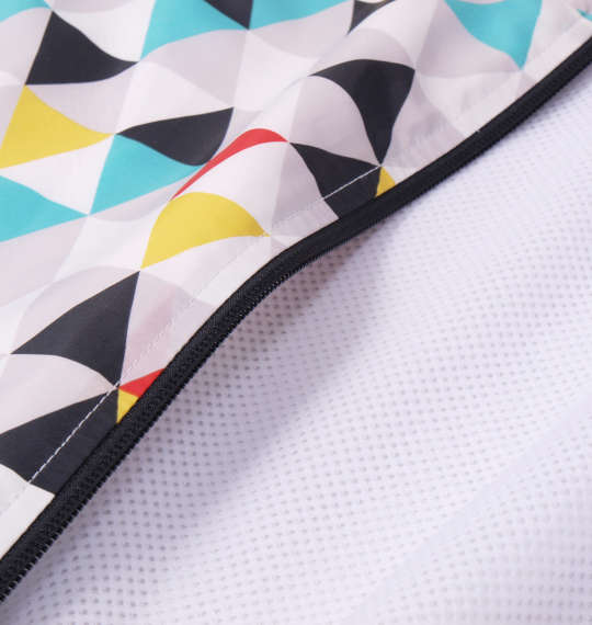 LE COQ SPORTIF ウインドジャケット アイスグレー×マルチ