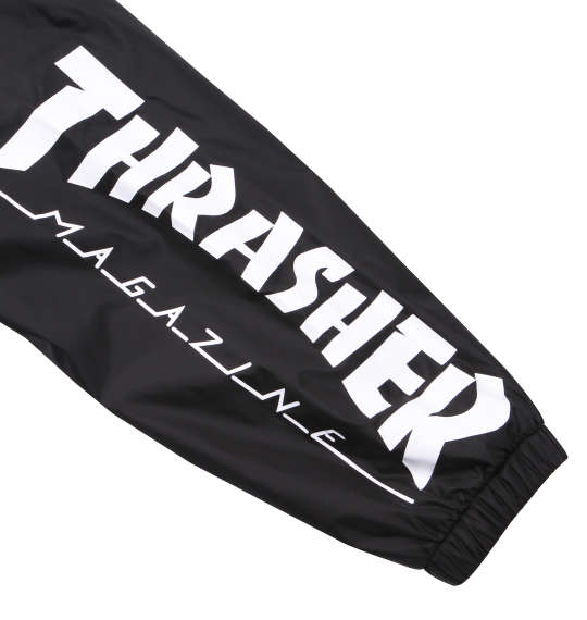 THRASHER スタンドフルジップジャケット ブラック×ブラック