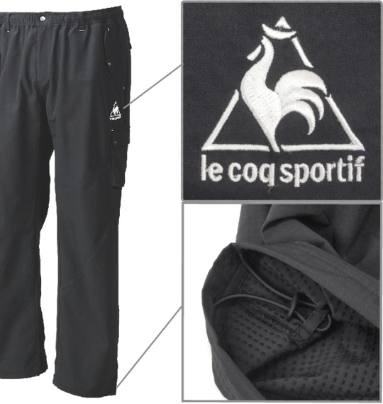 LE COQ SPORTIF ウーブンパンツ ブラック