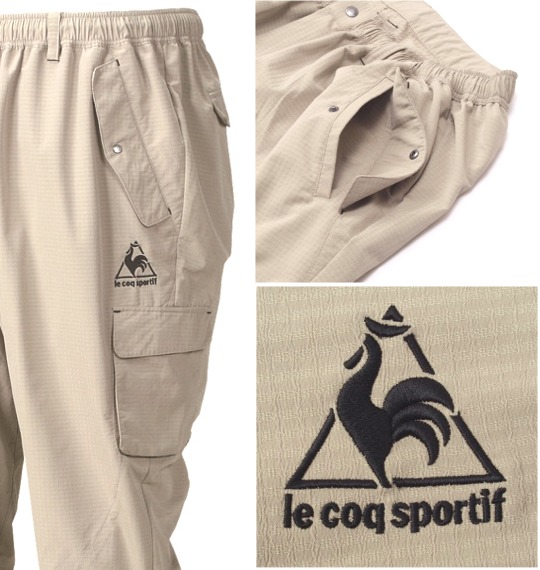 LE COQ SPORTIF ウーブン六分丈パンツ ベージュ