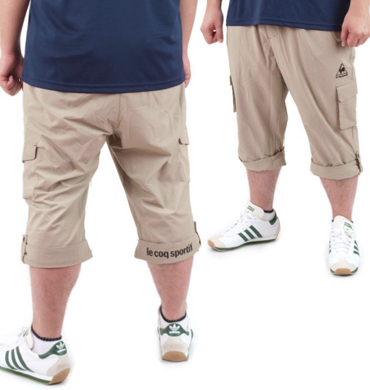 LE COQ SPORTIF ウーブン六分丈パンツ ベージュ