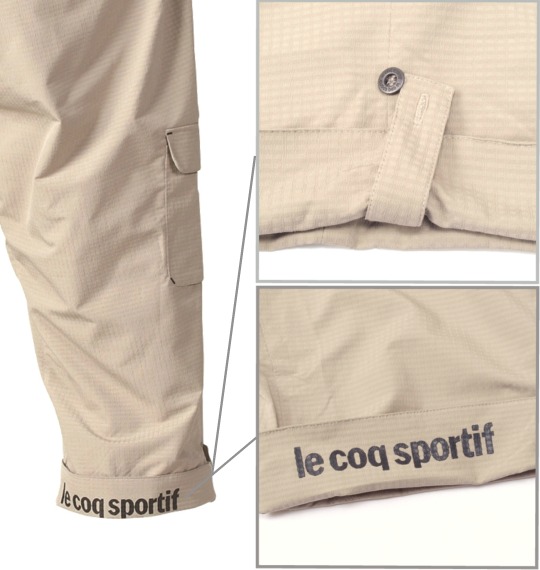 LE COQ SPORTIF ウーブン六分丈パンツ ベージュ