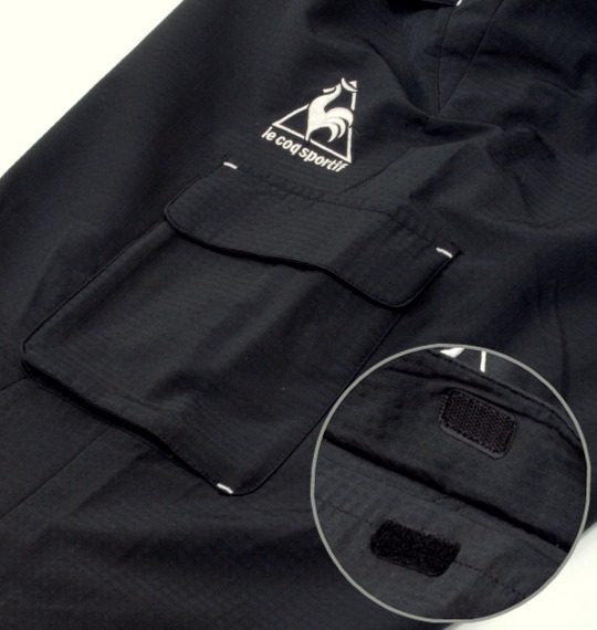 LE COQ SPORTIF ウーブン六分丈パンツ ブラック