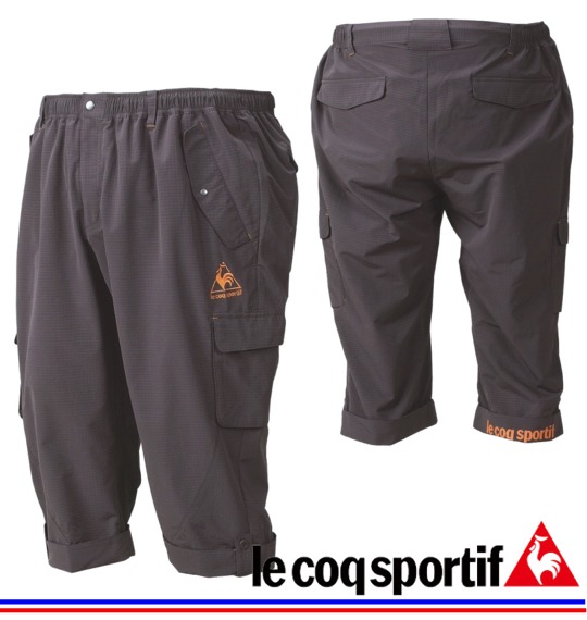 LE COQ SPORTIF ウーブン六分丈パンツ チャコール