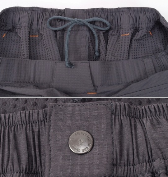 LE COQ SPORTIF ウーブン六分丈パンツ チャコール