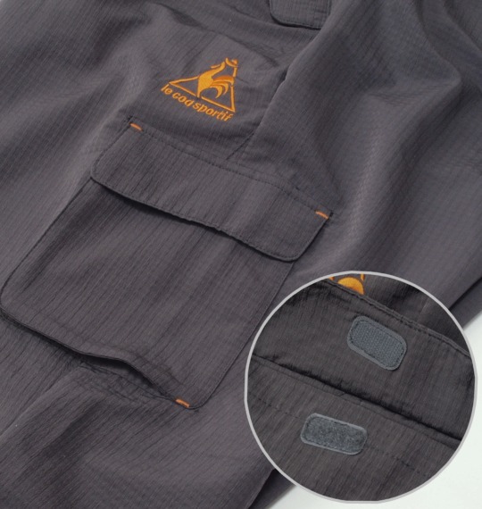 LE COQ SPORTIF ウーブン六分丈パンツ チャコール