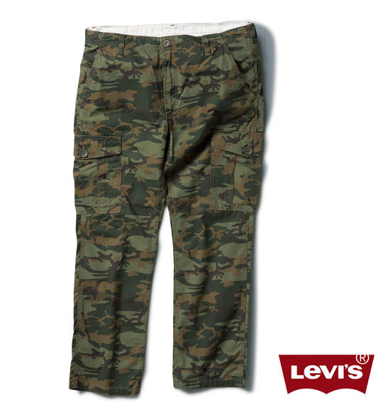 Levi's カーゴパンツ(502) グリーン(カモ)