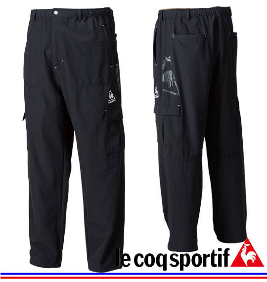 LE COQ SPORTIF ウーブンロングパンツ ブラック