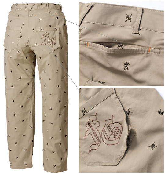 FILA GOLF オックスストレッチパンツ サンドベージュ