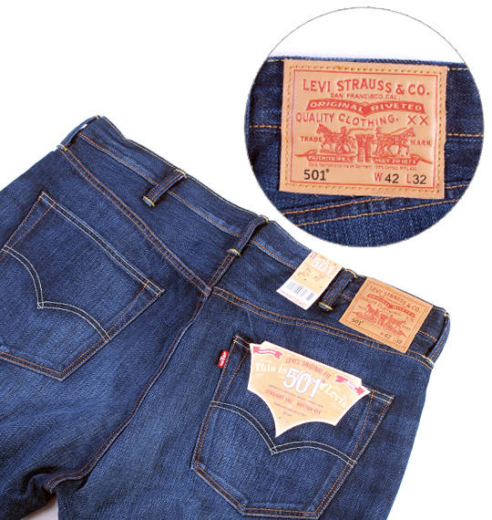 Levi's デニムパンツ(501) オーセンティック