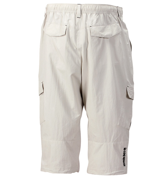 LE COQ SPORTIF ストレッチリップ3/4パンツ サンドグレー