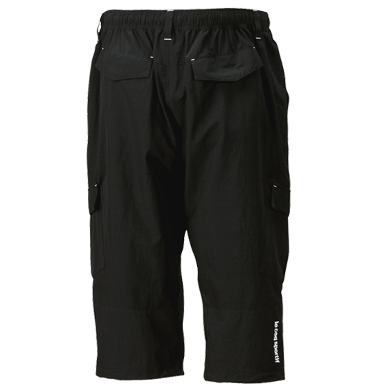 LE COQ SPORTIF ストレッチリップ3/4パンツ ブラック
