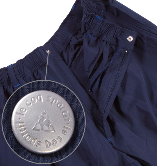 LE COQ SPORTIF ストレッチリップ3/4パンツ ネイビー