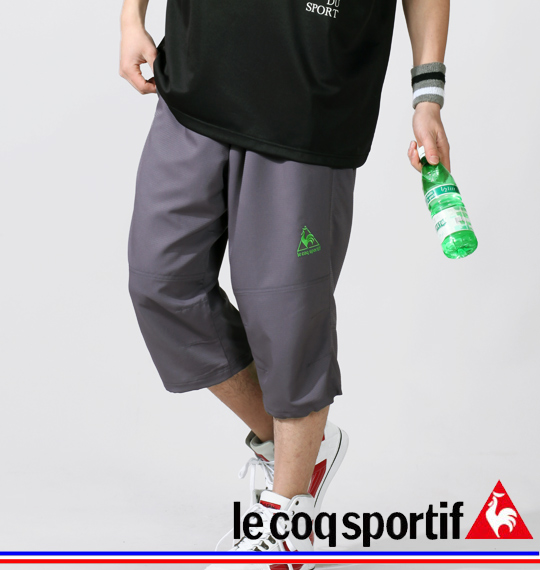 LE COQ SPORTIF クロス七分丈パンツ チャコール