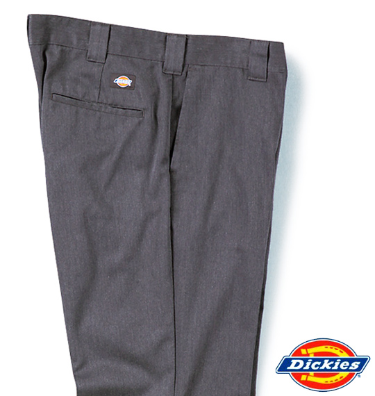 DICKIES ツイルワークパンツ ヘザーグレー