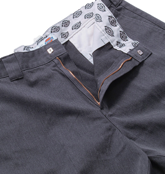 DICKIES ツイルワークパンツ ヘザーグレー
