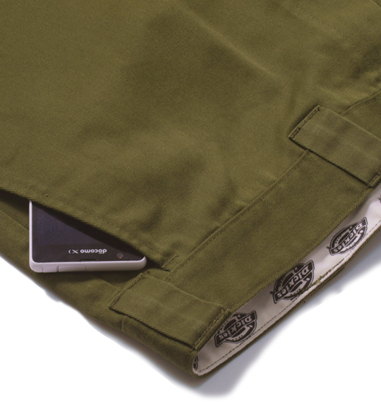 DICKIES ツイルワークパンツ モスグリーン