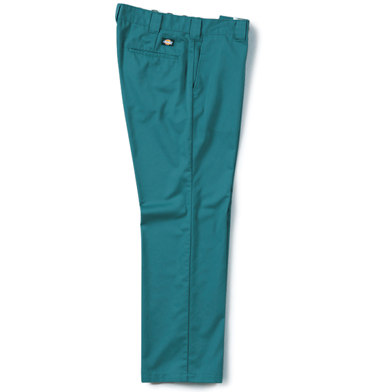 DICKIES ツイルワークパンツ コバルトグリーン