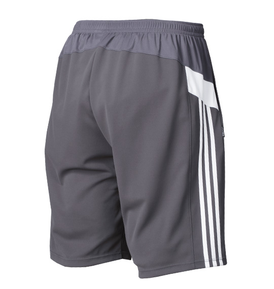 adidas ハーフパンツ グレー