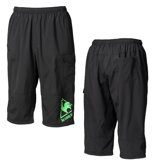 LE COQ SPORTIF クロス七分丈パンツ ブラック