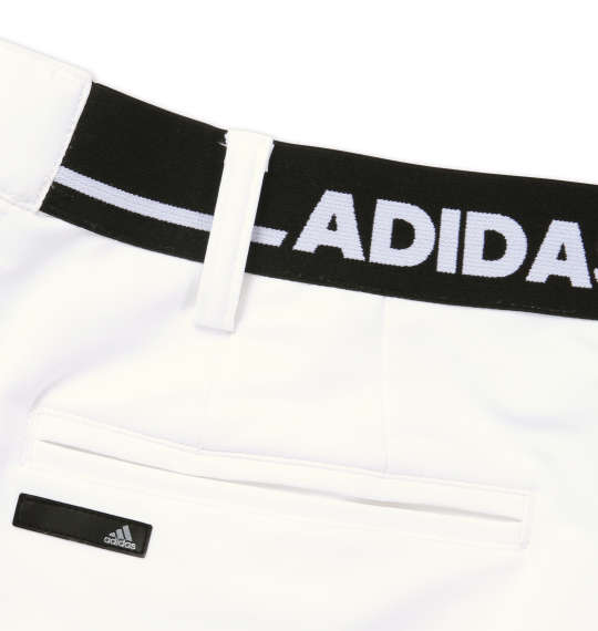 adidas golf 4WAYストレッチバックロゴパンツ ホワイト