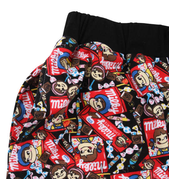 PeKo&PoKo 総柄プリントハーフパンツ ブラック系