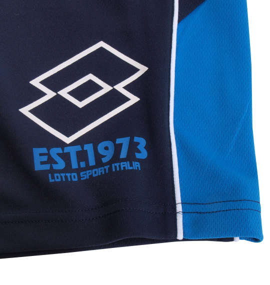 LOTTO DRYメッシュハーフパンツ ネイビー
