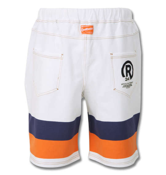 RealBvoice スウェットハーフパンツ ホワイト