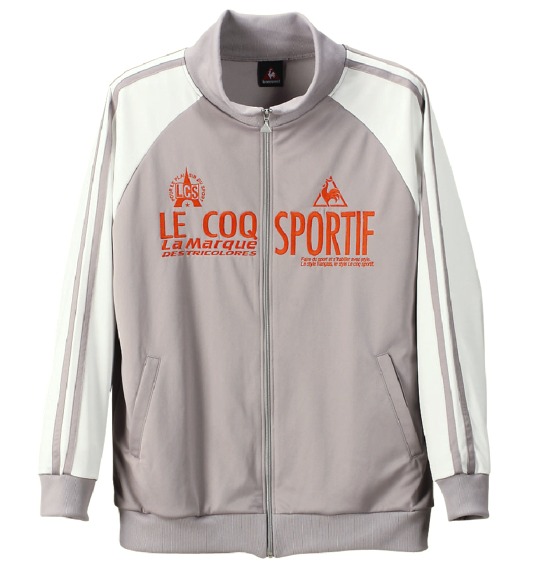 LE COQ SPORTIF ジャージジャケット グレー×アイボリー