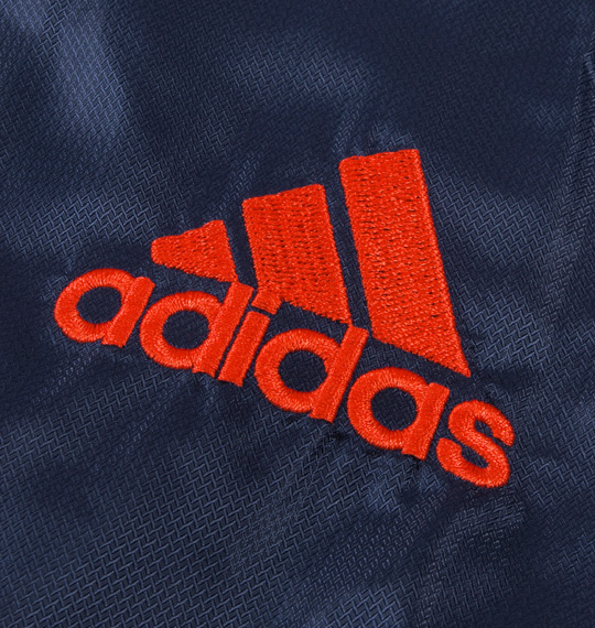 adidas ウインドジャケット ネイビー×レッド