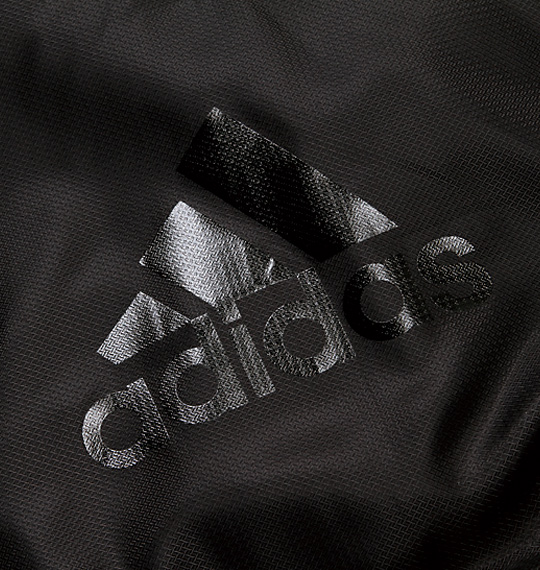 adidas ウインドジャケット ブラック×ゴールド