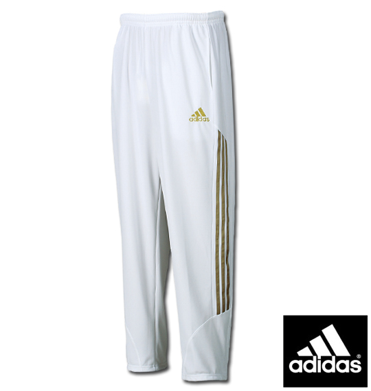 adidas ウォームアップパンツ ホワイト