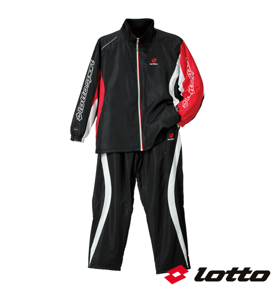 lotto 裏フリースブレーカーセット ブラック