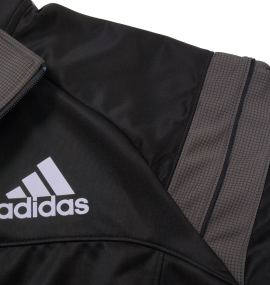 adidas ウォームアップジャケット ブラック
